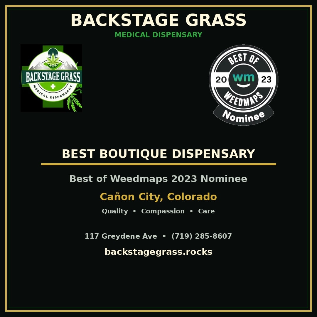 Best of Weedmaps 2023 Nominee — Best Boutique Dispensary, Backstage Grass